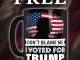 don't blame me i voted for trump mug