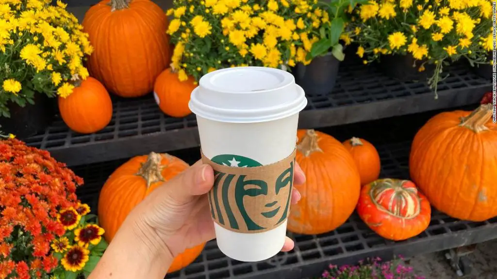 starbucks pumpkin spice latte