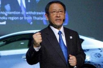 toyota ceo electric vehicles