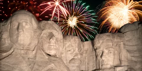 Mt. Rushmore Firework Celebration