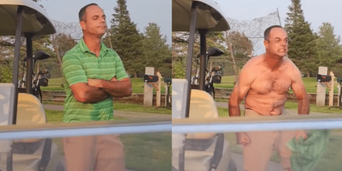 viral golf video