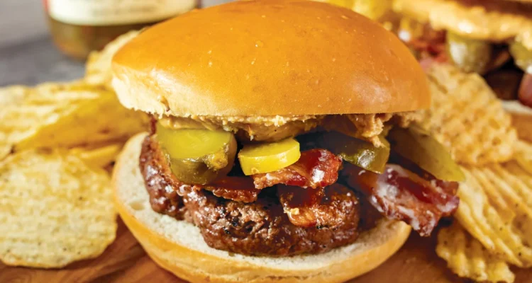 burgers with pickle
