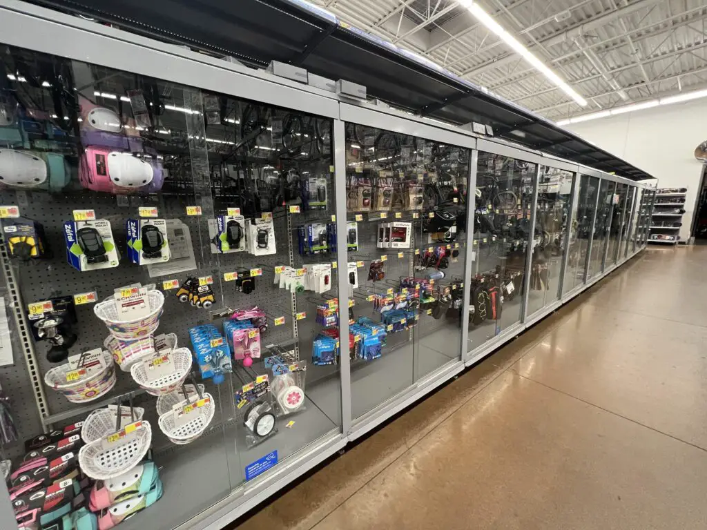 walmart products locked up