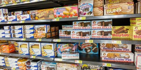 little debbie cakes snack aisle