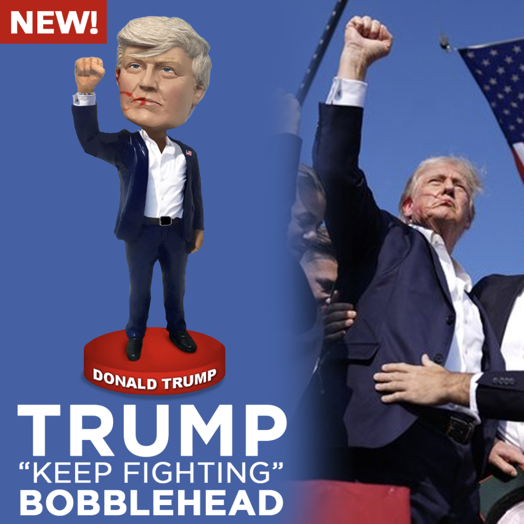 trump keep fighting bobblehead