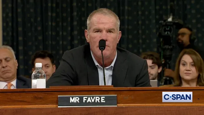 brett favre congress