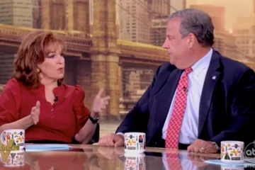 joy behar chris christie