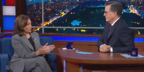 kamala harris stephen colbert