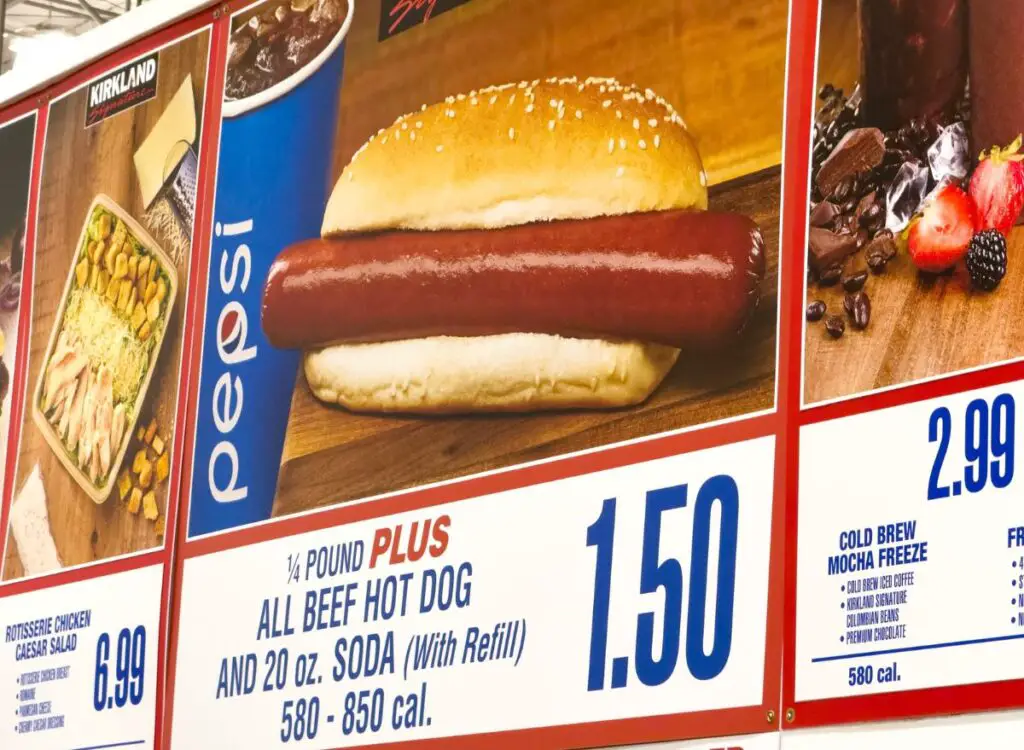 costco hot dog meal