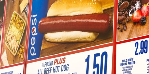 costco hot dog meal