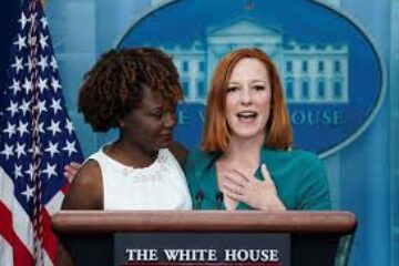 karine jean-pierre and Jen Psaki