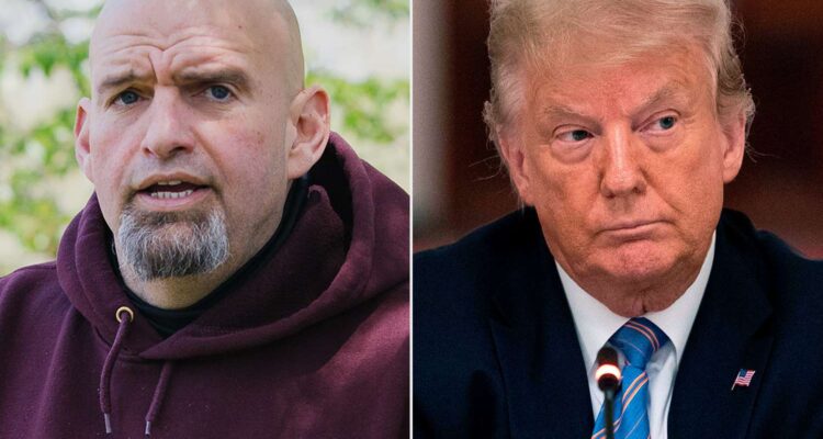 senator john fetterman and president elect donald trump