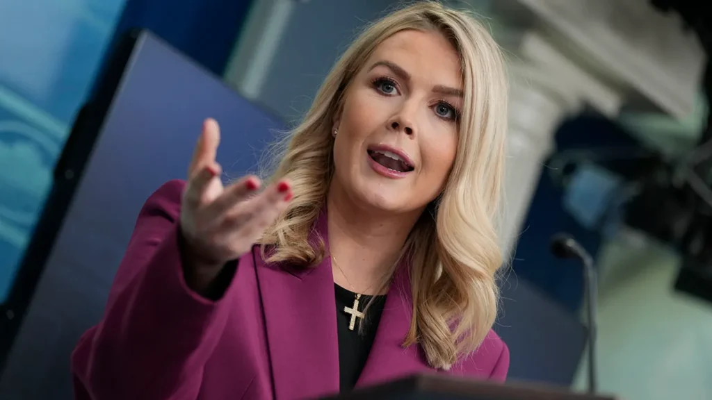 white house press secretary karoline leavitt