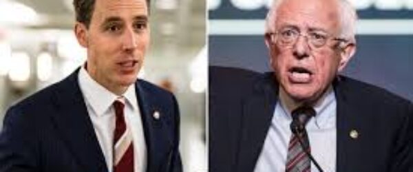 bernie sanders josh hawley