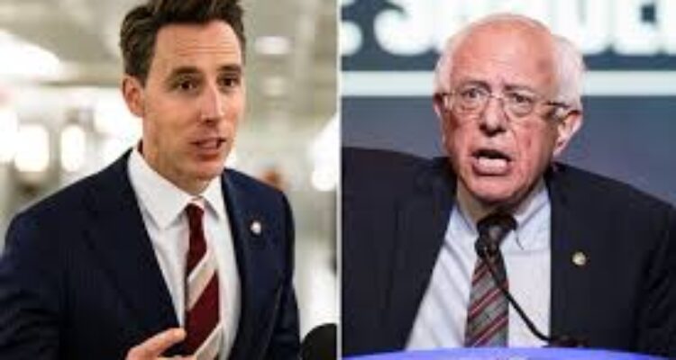 bernie sanders josh hawley