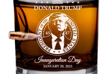 trump whiskey glass