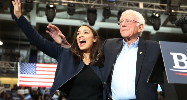 aoc and bernie sanders