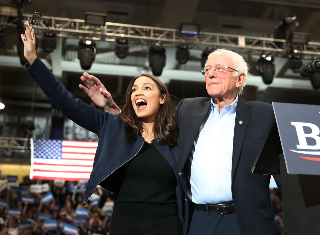 aoc and bernie sanders