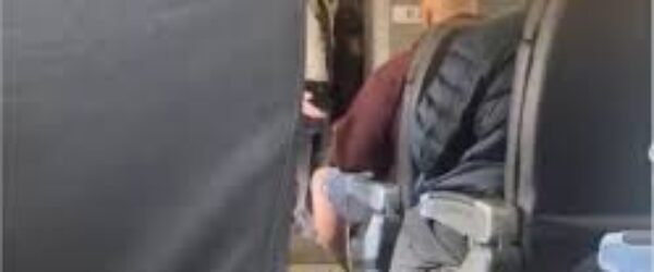 john fetterman on airplane