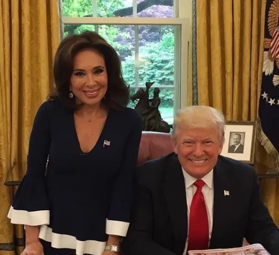 president trump and judge jeanine pirro
