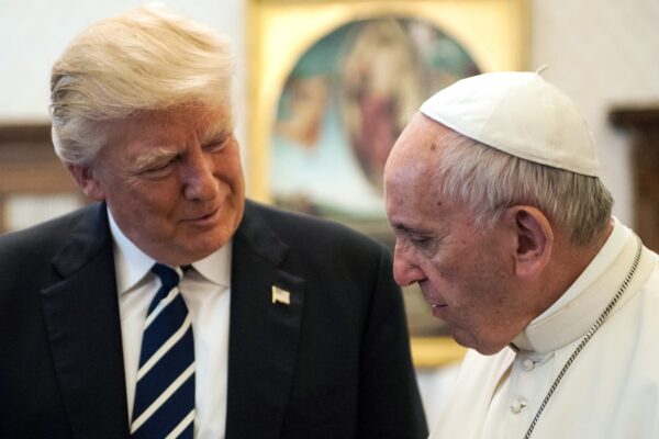 trump and pope francis