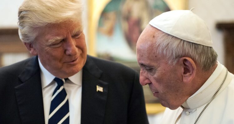 trump and pope francis