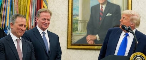 trump and roger goodell 2027 nfl draft