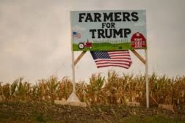 farmers for trump sign