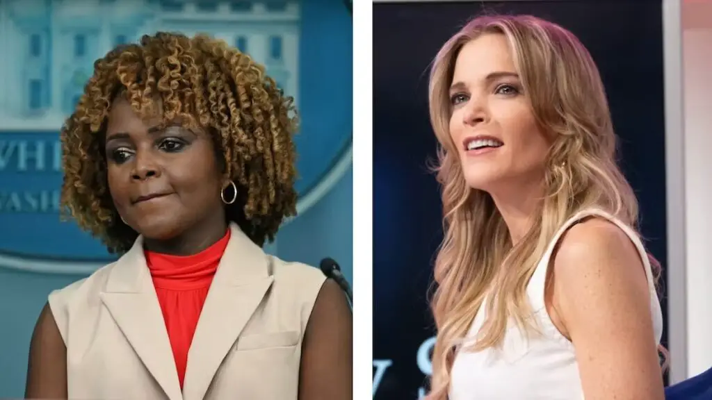 megyn kelly and karine jean-pierre