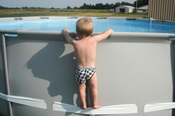 above ground pool