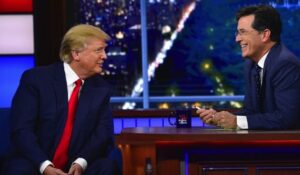 President Trump Celebrates CBS Ending Colbert's Show, Predicts Who's Next