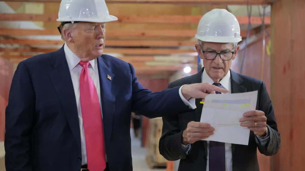 trump and jerome powell