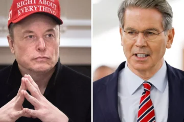 trump treasury secretary scott bessent and elon musk