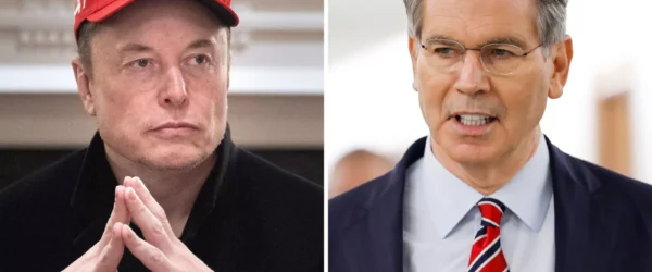 trump treasury secretary scott bessent and elon musk