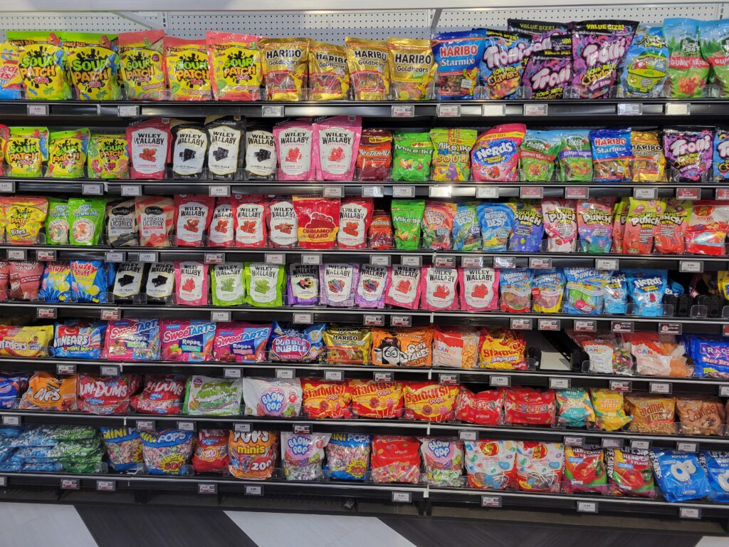 candy aisle