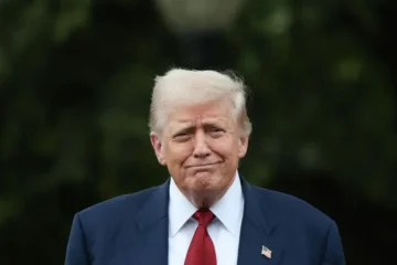 trump smiling