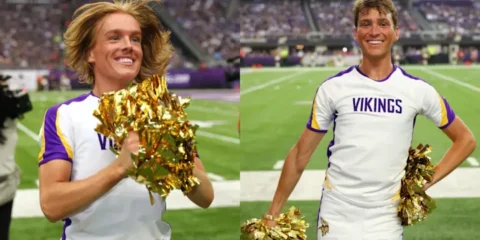 vikings male cheerleaders