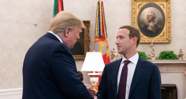 trump and mark zuckerberg